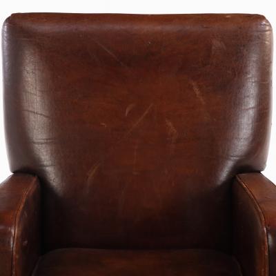 A Dutch Classic Leather Club Chair C 1960 