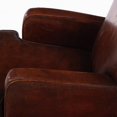 A Dutch Classic Leather Club Chair C 1960 