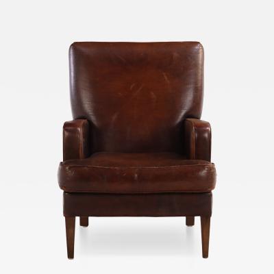 A Dutch Classic Leather Club Chair C 1960 
