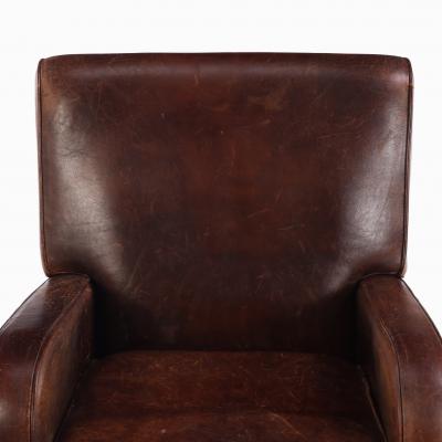 A Dutch Classic Leather Club Chair C 1960 