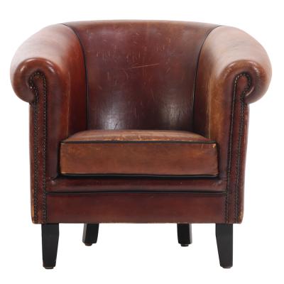 A Dutch Leather Club Chair C 1950 