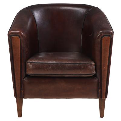 A Dutch Leather Club Chair C 1960 