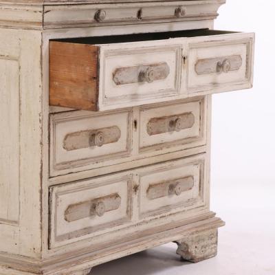 A Dutch painted commode 18th C 