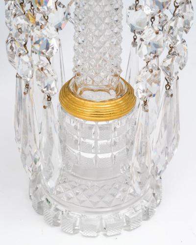 A FINE PAIR OF REGENCY ORMOLU MOUNTED BLADES LUSTRES