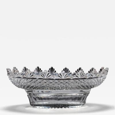 A FINE REGENCY FAN EDGE FRUIT BOWL