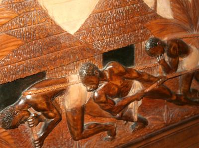 A Figural French Art Deco Buffet