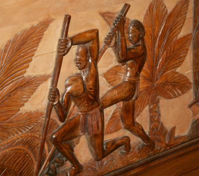 A Figural French Art Deco Buffet