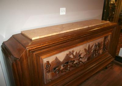 A Figural French Art Deco Buffet