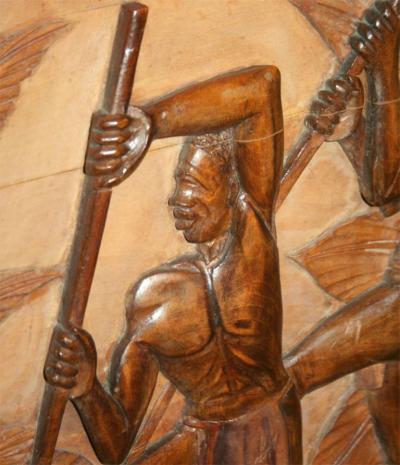 A Figural French Art Deco Buffet