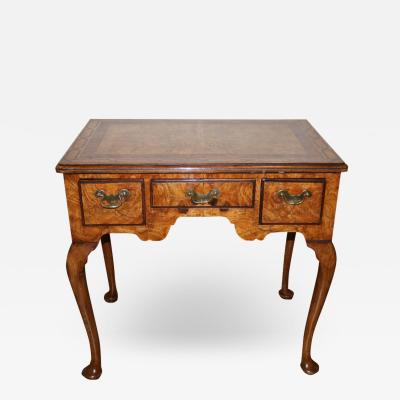 A Fine 18th Century Burl Walnut Lowboy