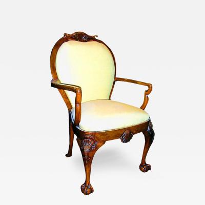 A Fine 18th Century English George I Walnut Armchair