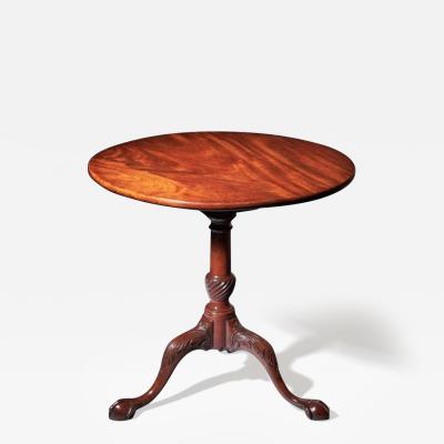 A Fine 18th Century George II Mahogany Tripod Table Circa 1760