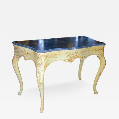 A Fine 19th Century Italian Louis XV Style Polychrome Console