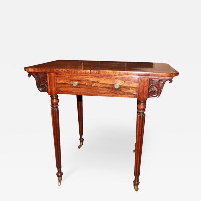 A Fine 19th Century Regency Rosewood Side Table