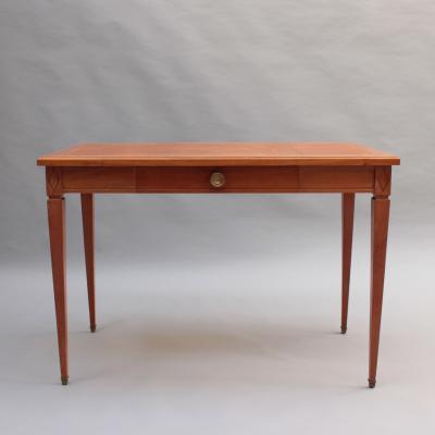 A Fine French 1940s Louis XVI Style Cherrywood Desk