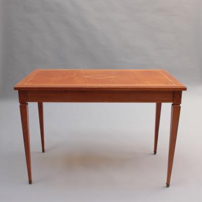 A Fine French 1940s Louis XVI Style Cherrywood Desk