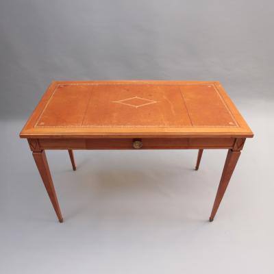 A Fine French 1940s Louis XVI Style Cherrywood Desk