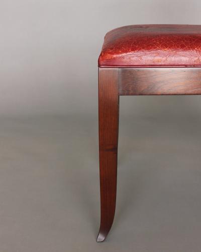 A Fine French Art Deco Mahogany Side Chairs