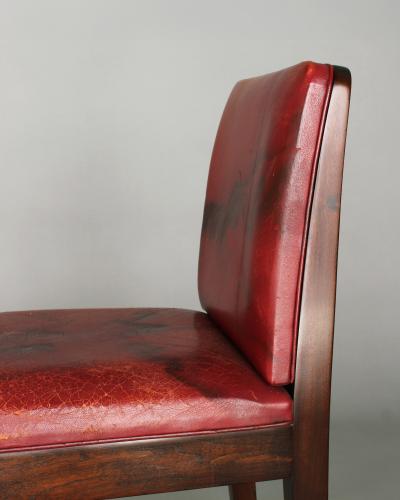 A Fine French Art Deco Mahogany Side Chairs
