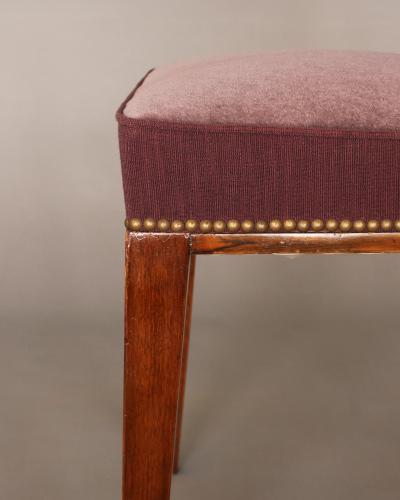 A Fine French Art Deco Walnut Side Chair