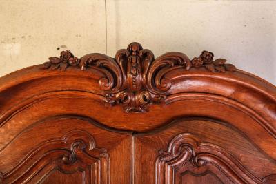 A Fine French Louis XV period Walnut Bordelais Armoire