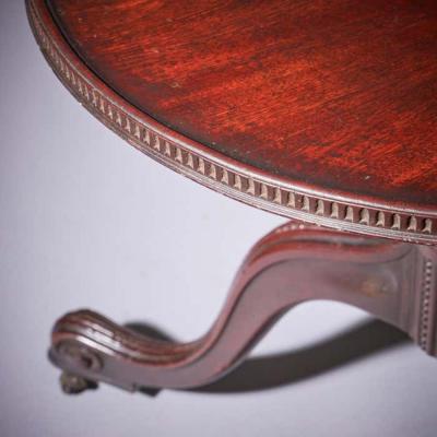 A Fine George III Chippendale Mahogany Dumb Waiter Circa 1760 England 