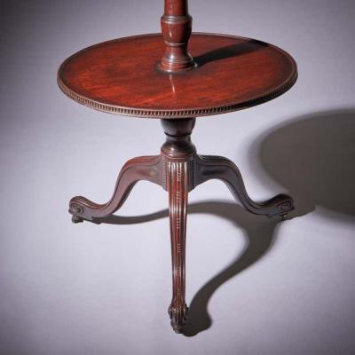 A Fine George III Chippendale Mahogany Dumb Waiter Circa 1760 England 