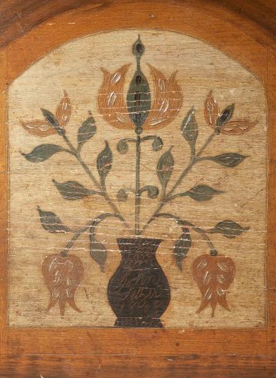 A Fine Painted Dower Chest