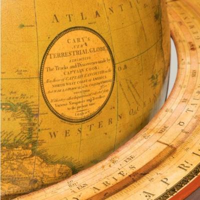 A Fine Pair of Cary s 18 Floor Standing Library Globes