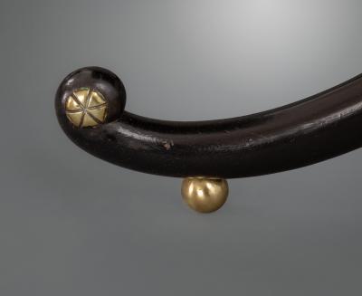 A Fine Pair of Regency X Frame Stools Almost Certainly by Gillows of Lancaster