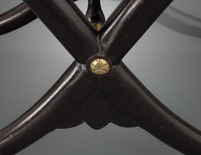 A Fine Pair of Regency X Frame Stools Almost Certainly by Gillows of Lancaster