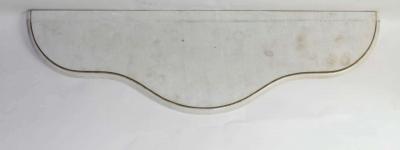 A Fine Pair of White Marble Console Tables