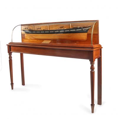A Fine Presentation Half Hull Model of the Hawthornbank launched in 1889