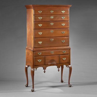 A Fine Queen Anne High Chest of Drawers