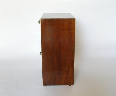 A Fine Small French Art Deco Walnut Bar
