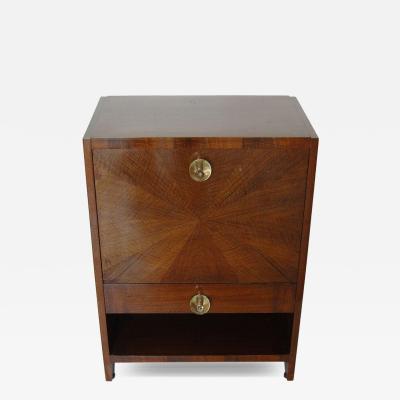 A Fine Small French Art Deco Walnut Bar