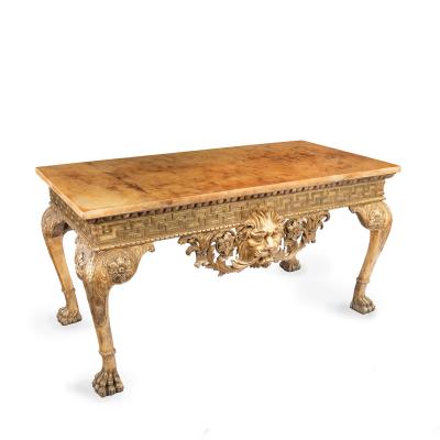 A Fine and Important 19 th Century Giltwood Side Table in the Irish George II
