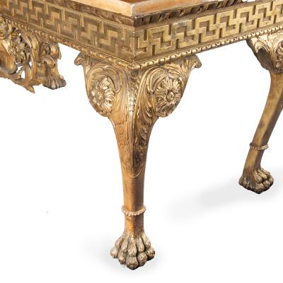 A Fine and Important 19 th Century Giltwood Side Table in the Irish George II