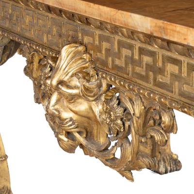 A Fine and Important 19 th Century Giltwood Side Table in the Irish George II