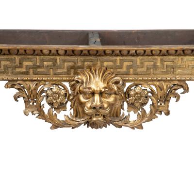 A Fine and Important 19 th Century Giltwood Side Table in the Irish George II