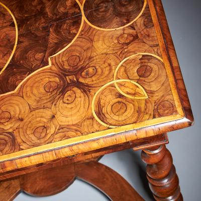 A Fine and Rare 17th Century Olive Oyster Table Circa 1680 1700 
