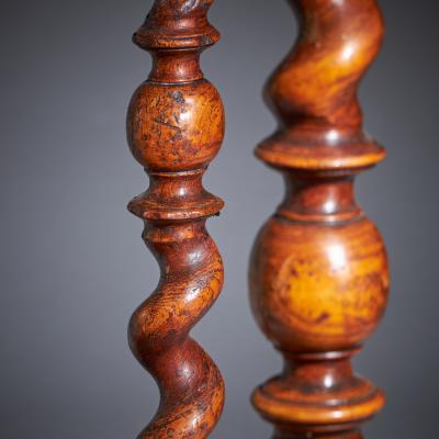 A Fine and Rare 17th Century Olive Oyster Table Circa 1680 1700 