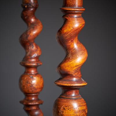 A Fine and Rare 17th Century Olive Oyster Table Circa 1680 1700 