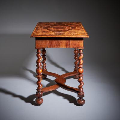 A Fine and Rare 17th Century Olive Oyster Table Circa 1680 1700 