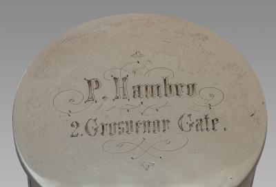 A Fine and Rare Silver Travel Lamp London 1862