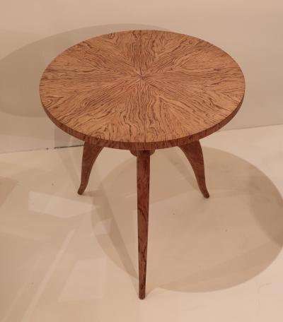 A French 1950s Burrwood Occasional Table