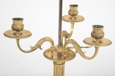 A French Bronze Bouillotte lamp