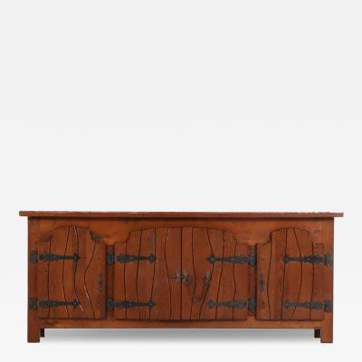 A French Brutalist Style Oak Sideboard C 1950 