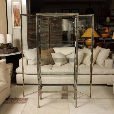 A French Deco Chrome Cabinet