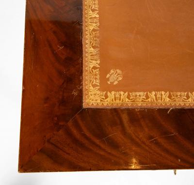 A French Directoire Leather Top Classical Desk